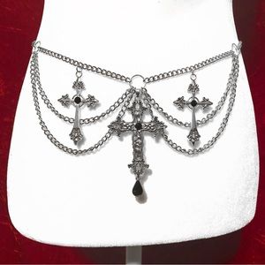 Vampire Cross Chain Belt